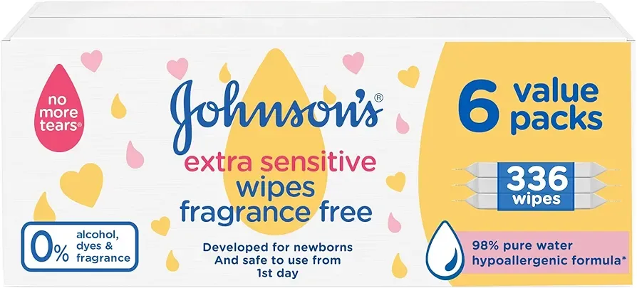 Johnson's Baby wipes