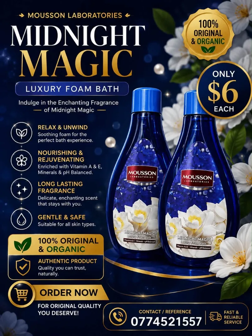 Mousson Midnight Magic Luxury Foam Bath