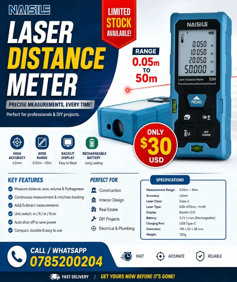 Naisile Laser Distance Meter 50m