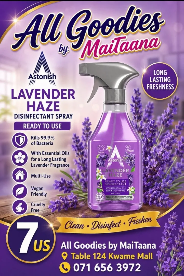 Astonish Lavender Haze Disinfectant Spray