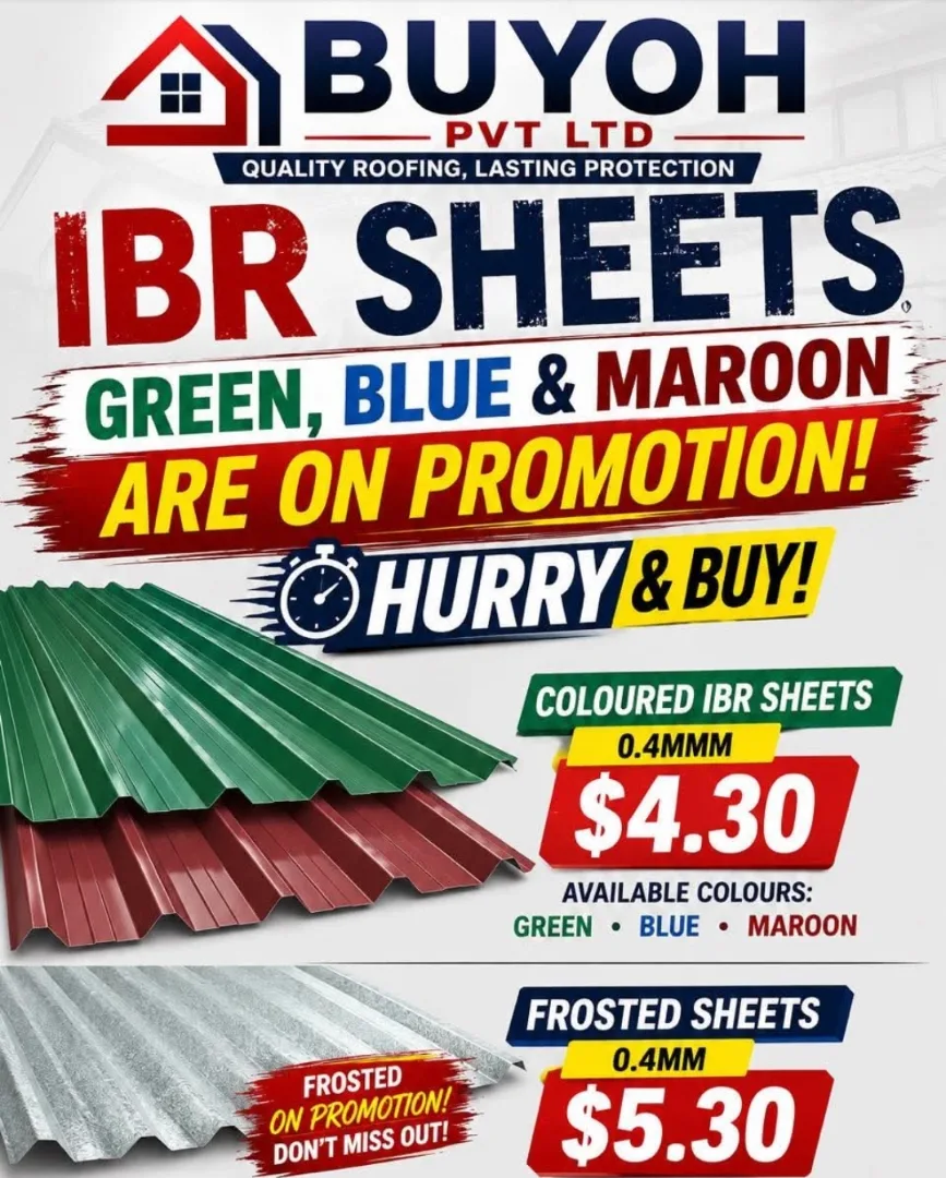 Coloured IBR Roofing Sheets 0.4mm