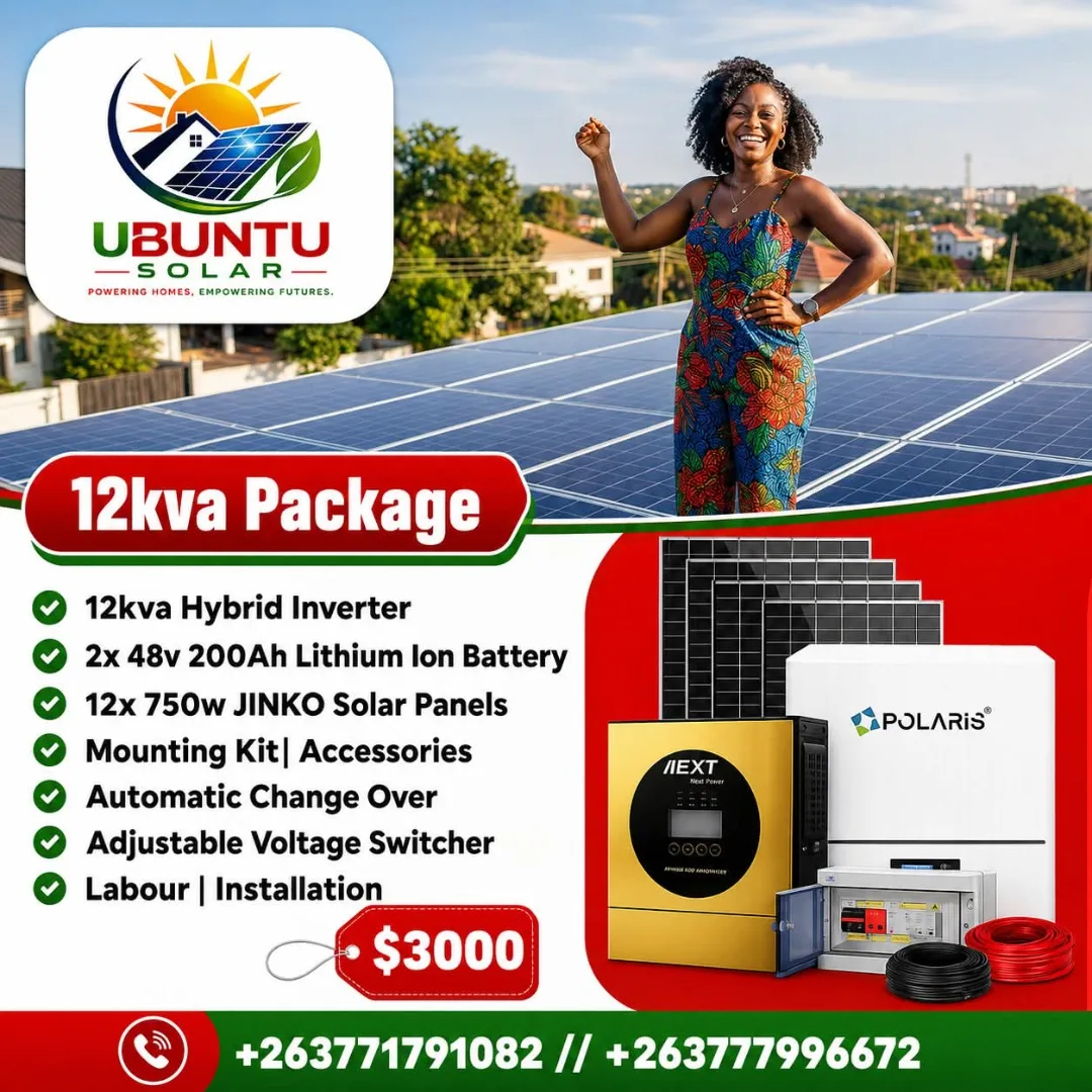 12kva Solar Package by Ubuntu Solar