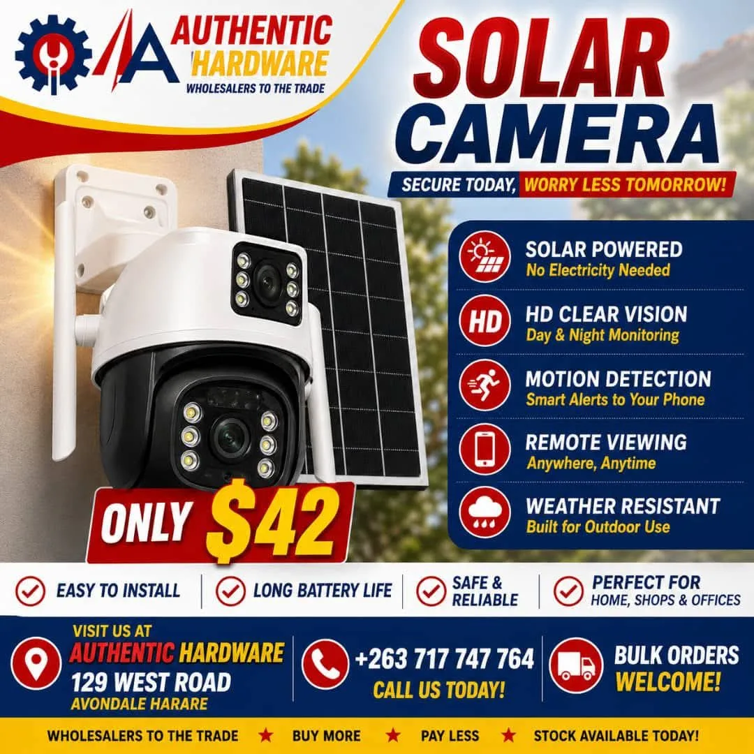 Solar Powered Security Camera