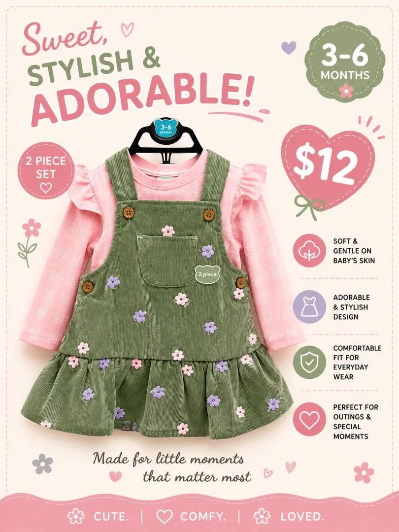 Adorable 2-Piece Baby Outfit