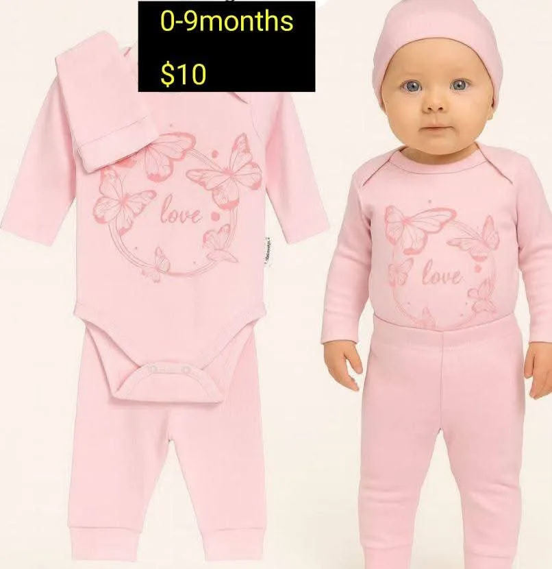 Pink Baby Outfit Set