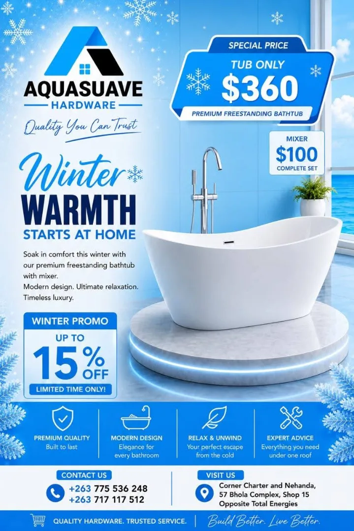 Aquasuave Premium Freestanding Bathtub