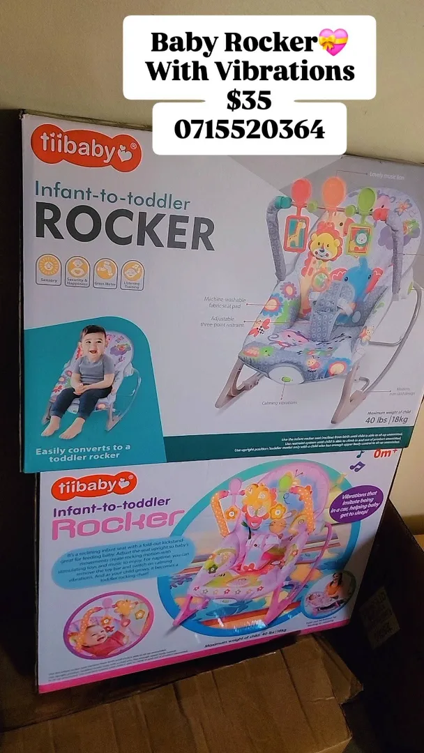 Tiibaby Infant-to-Toddler Rocker