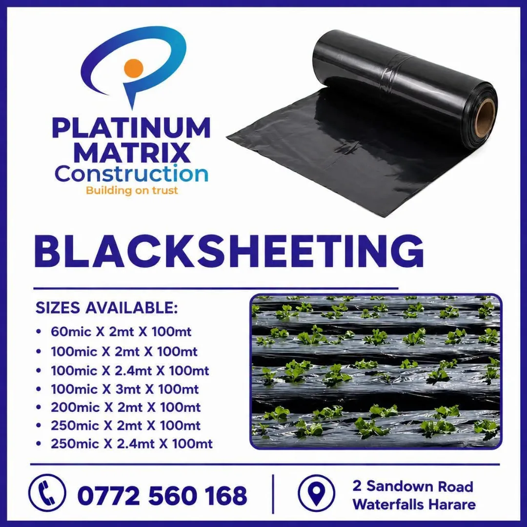 Plastic Polythene Blacksheeting