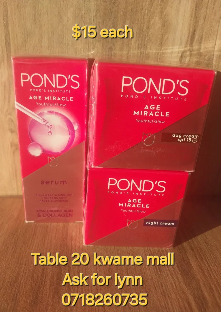 Pond's Age Miracle Skincare Products
