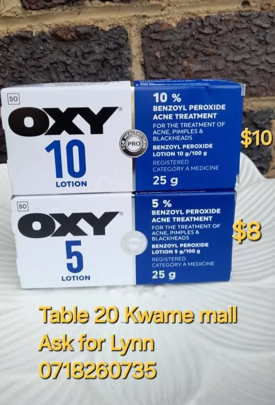 OXY Benzoyl Peroxide Acne Treatment Lotions