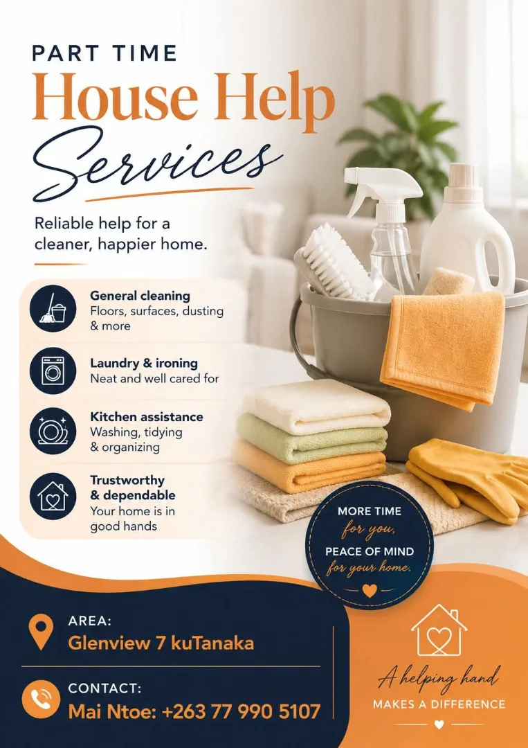 Reliable Part-Time House Help Services