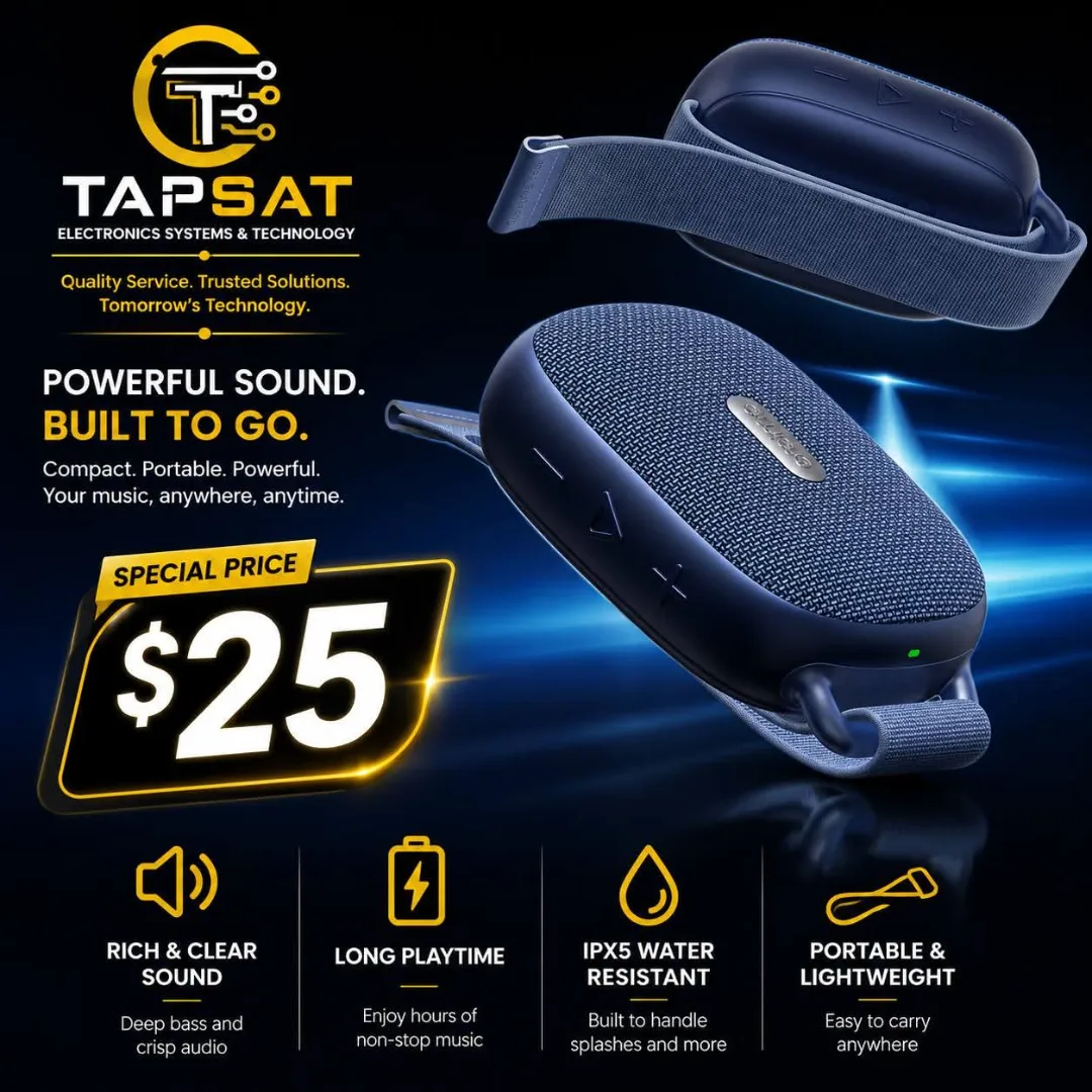 Tapsat Portable Bluetooth Speaker