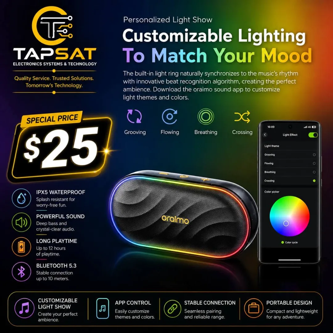 Oraimo Customizable Bluetooth Speaker