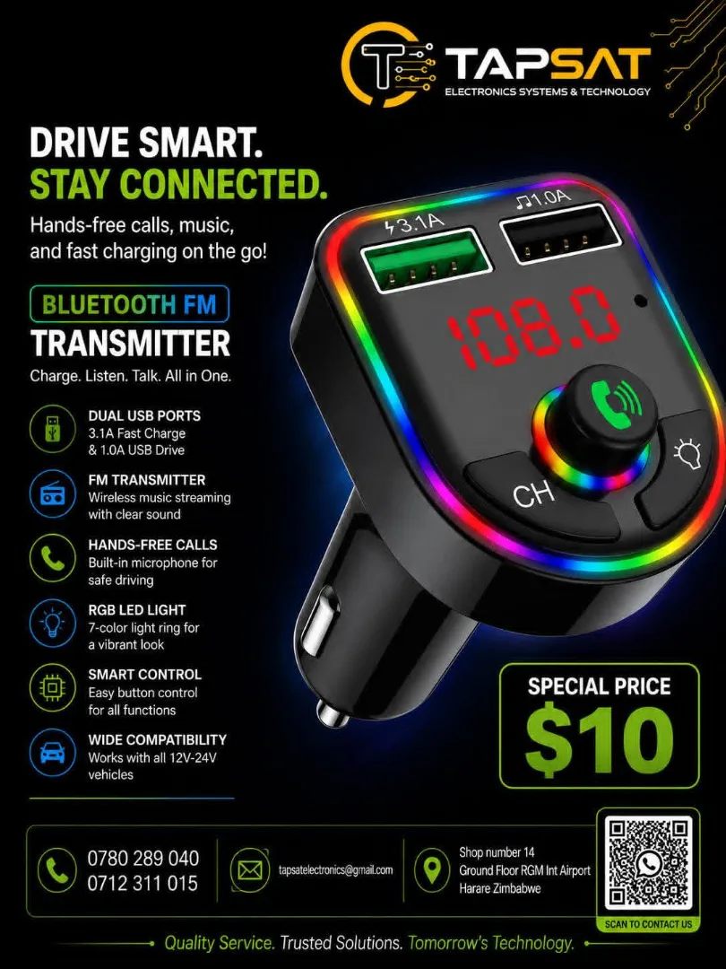 Tapsat Bluetooth FM Transmitter