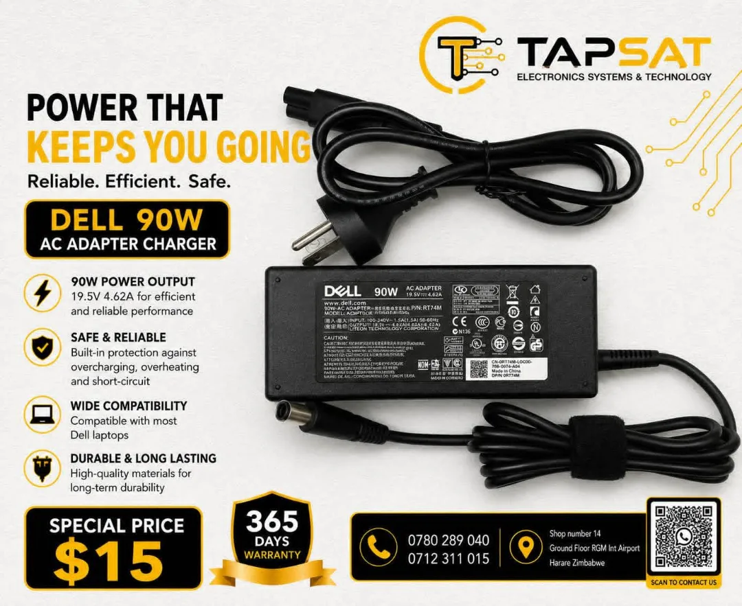 Dell 90W AC Adapter Charger