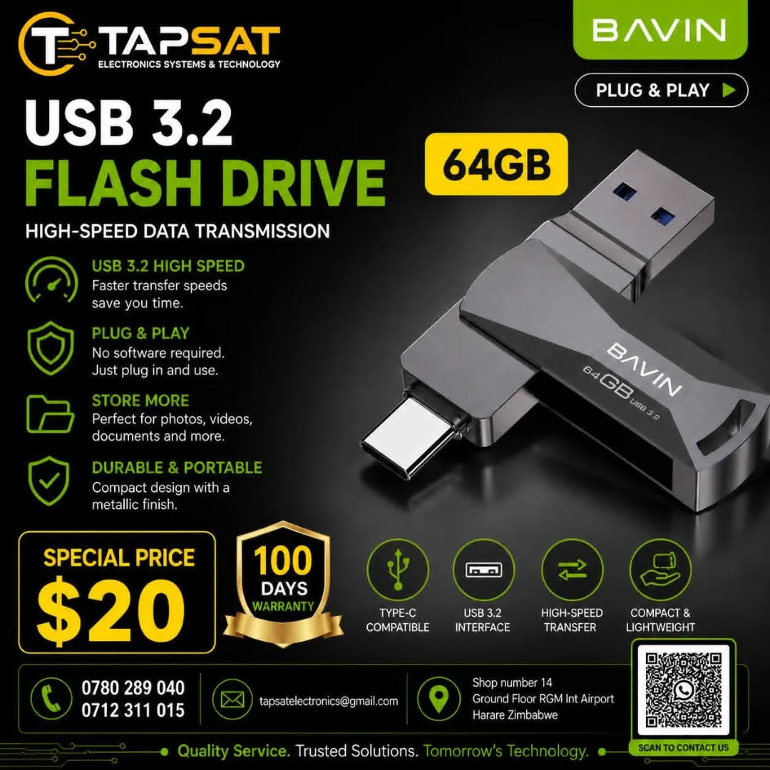 Bavin 64GB USB 3.2 Flash Drive