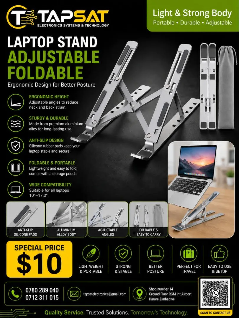 Tapsat Adjustable Foldable Laptop Stand