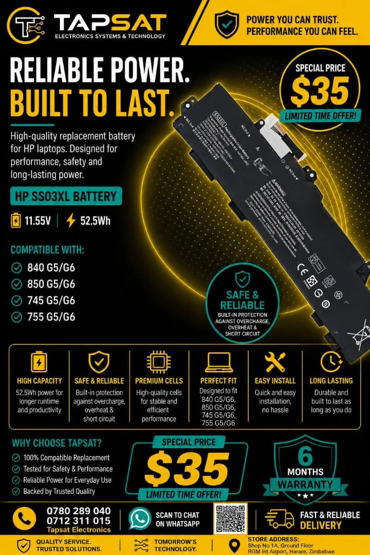 HP SS03XL Laptop Battery
