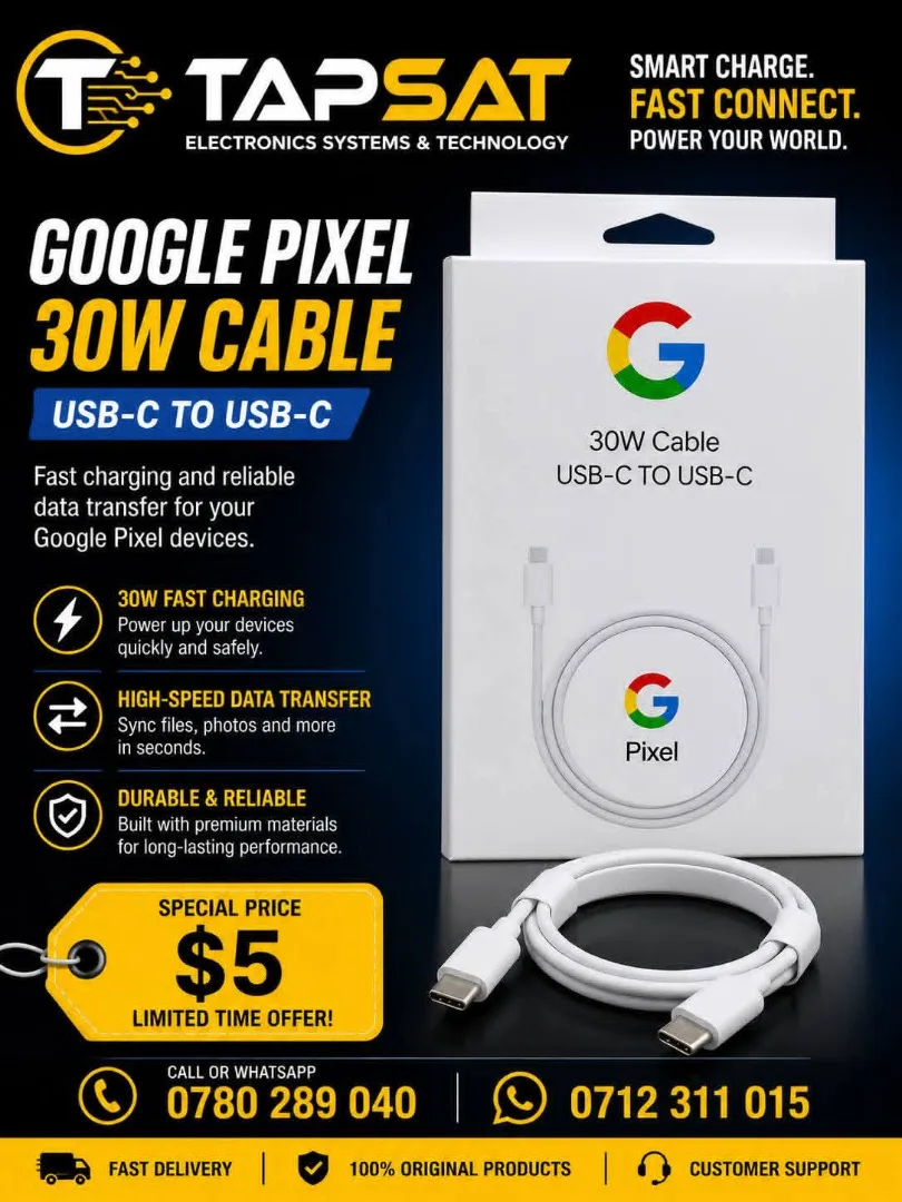 Google Pixel 30W USB-C to USB-C Cable