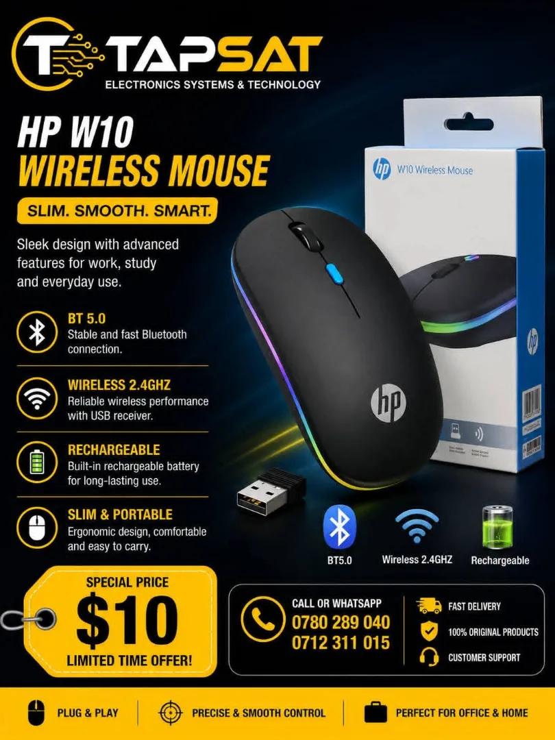 HP W10 Wireless Mouse