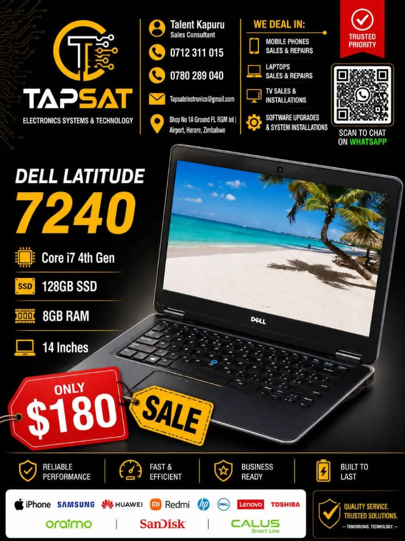 Dell Latitude 7240 Laptop