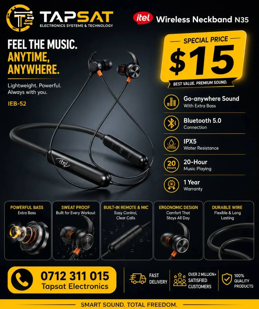 Itel Wireless Neckband N35
