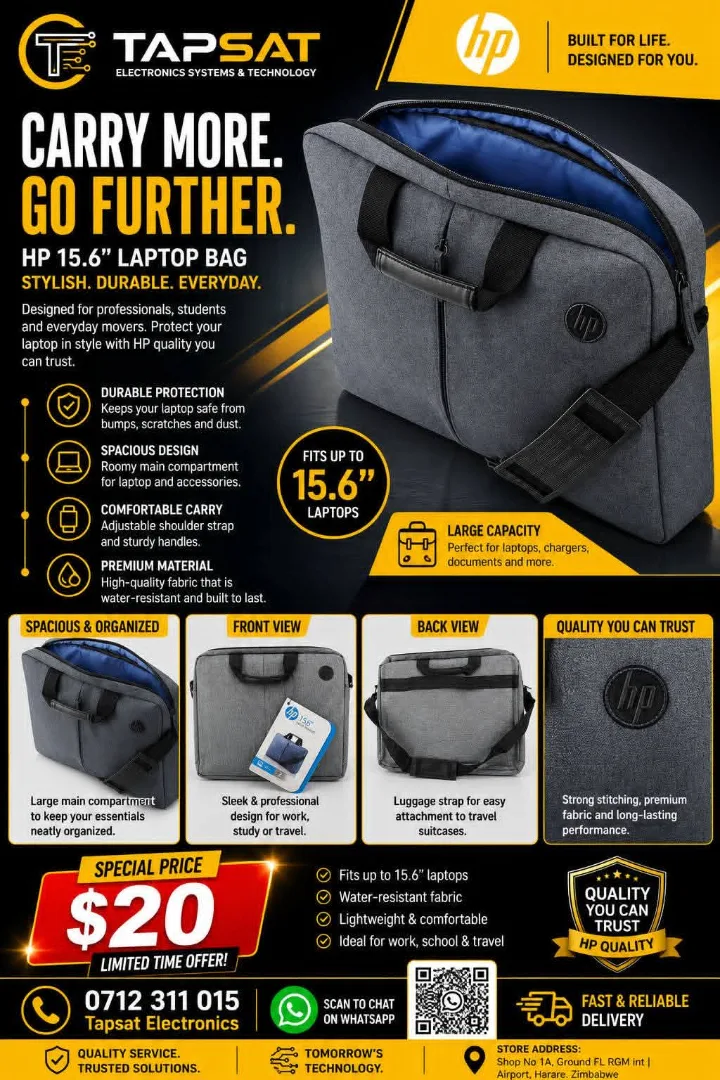 HP 15.6" Laptop Bag