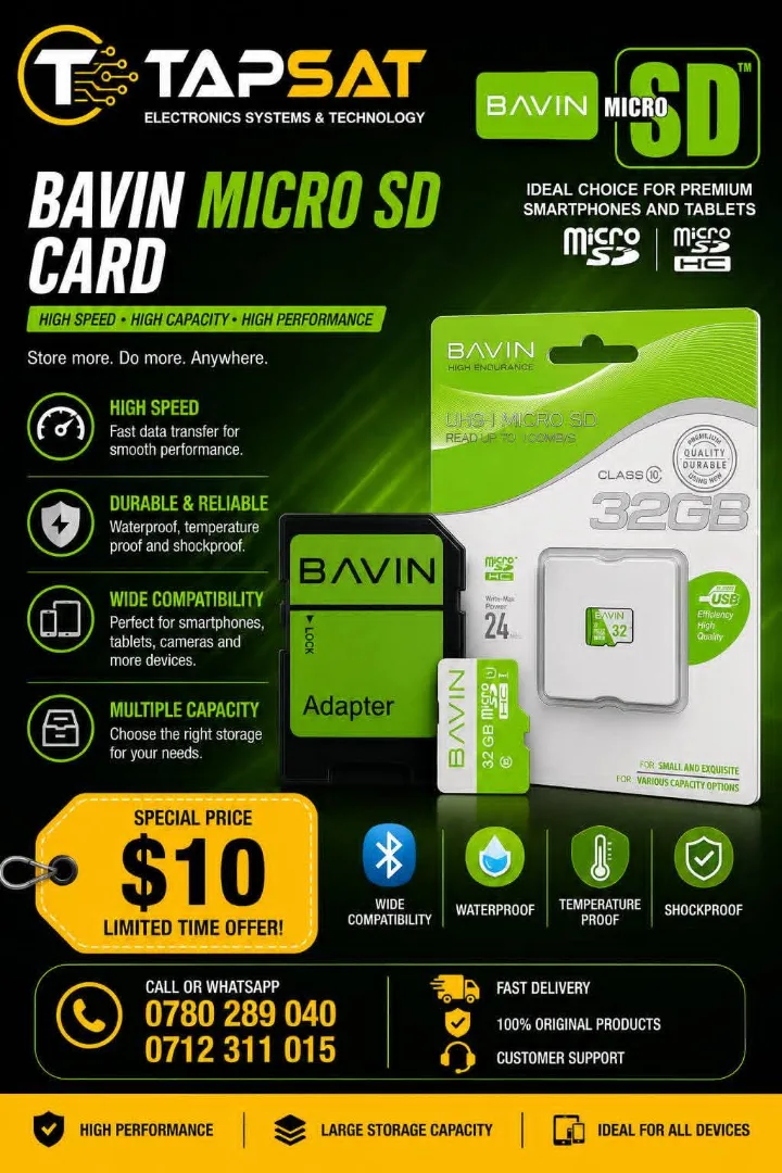 Bavin 32GB Micro SD Card