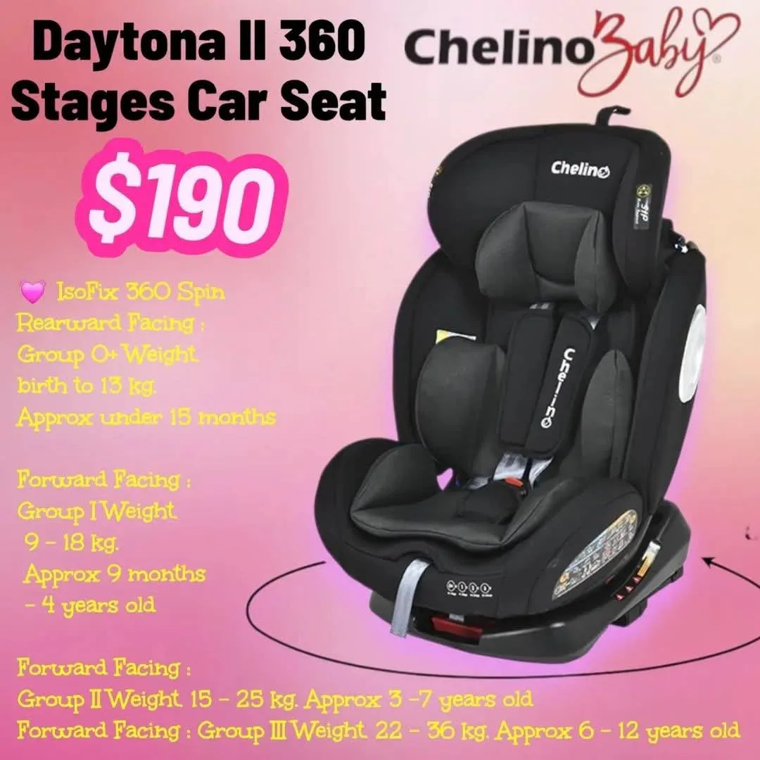 Daytona II 360 Stages Car Seat