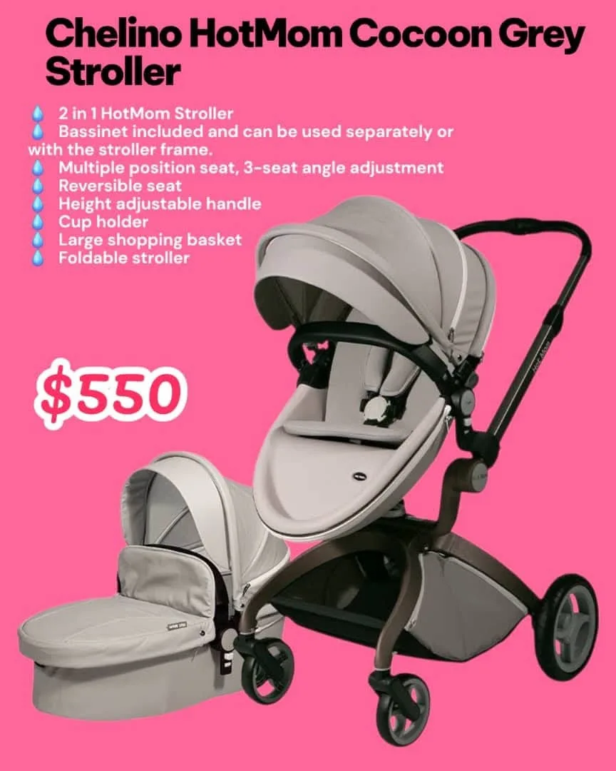 Chelino HotMom Cocoon Grey Stroller