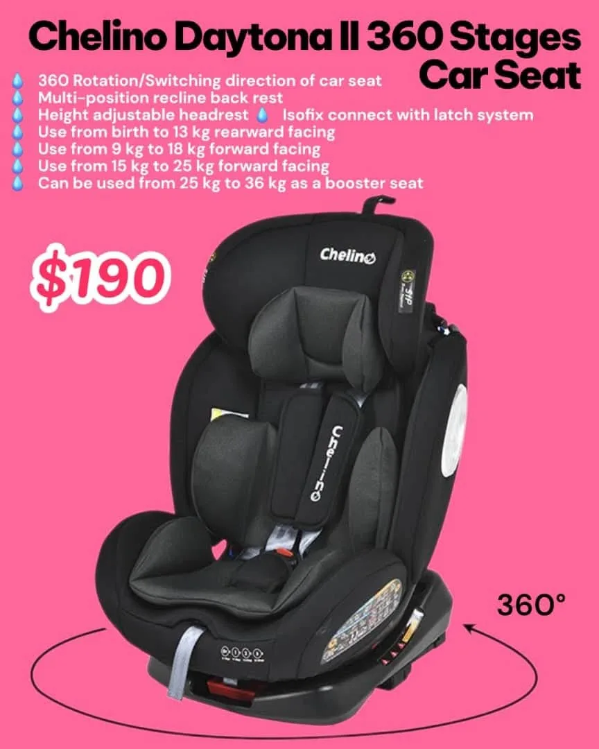 Chelino Daytona II 360 Stages Car Seat
