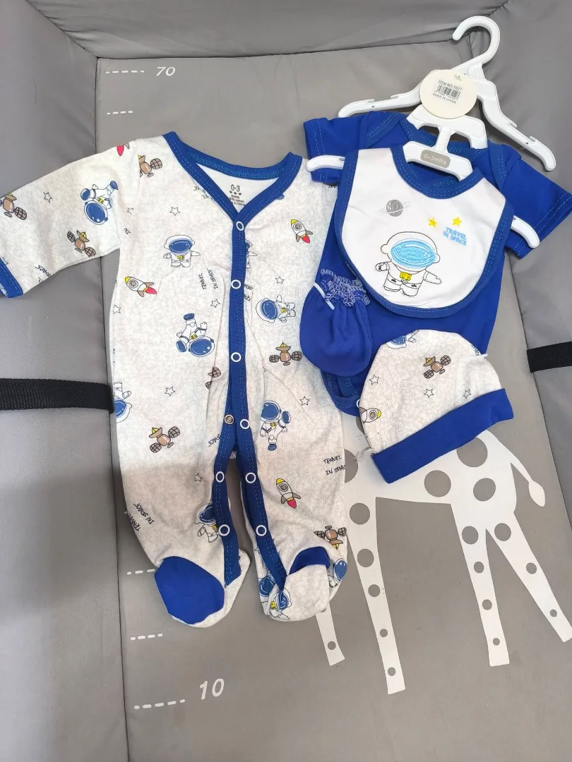 Baby Space-Themed Clothing Set