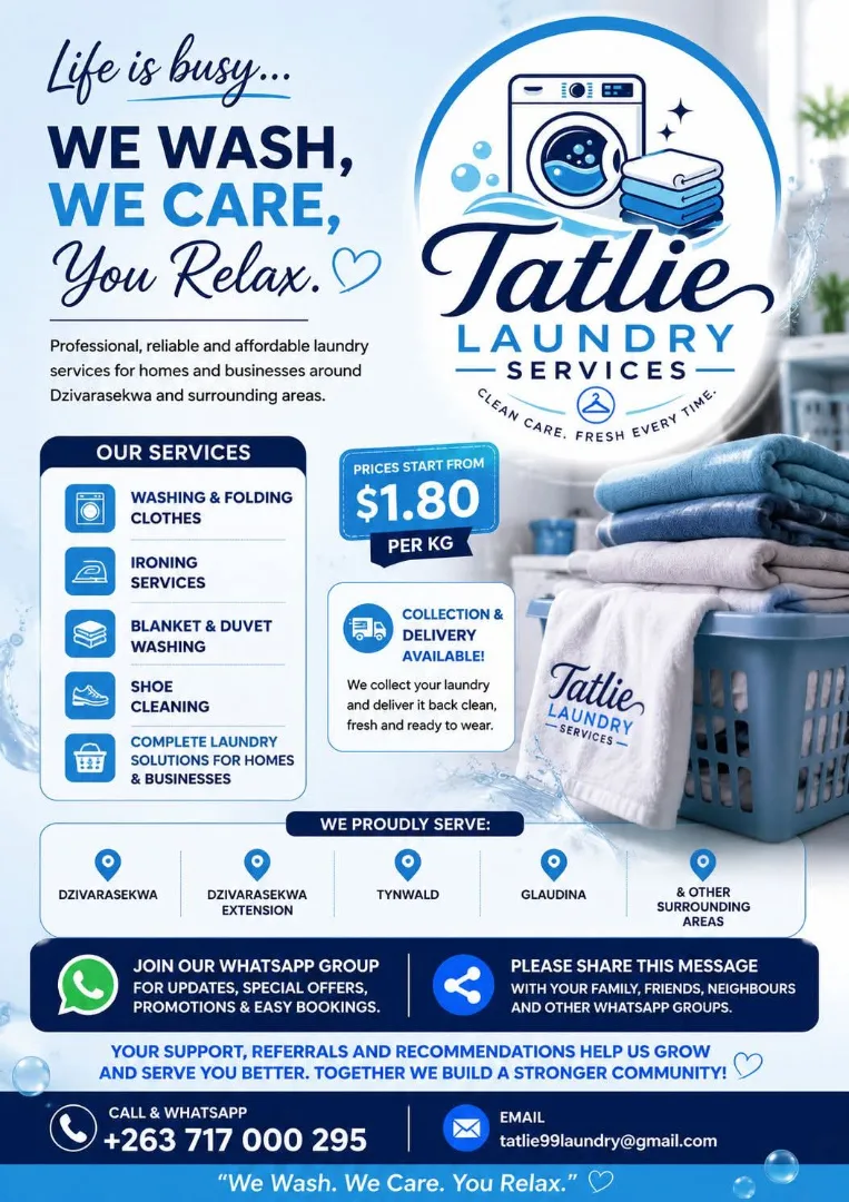 Tatlie Laundry Services - Clean Care, Fresh Every Time