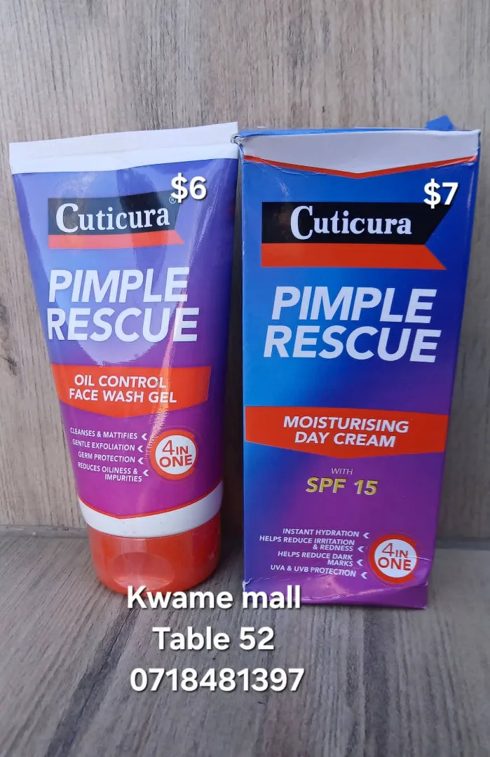 Cuticura Pimple Rescue Face Wash Gel