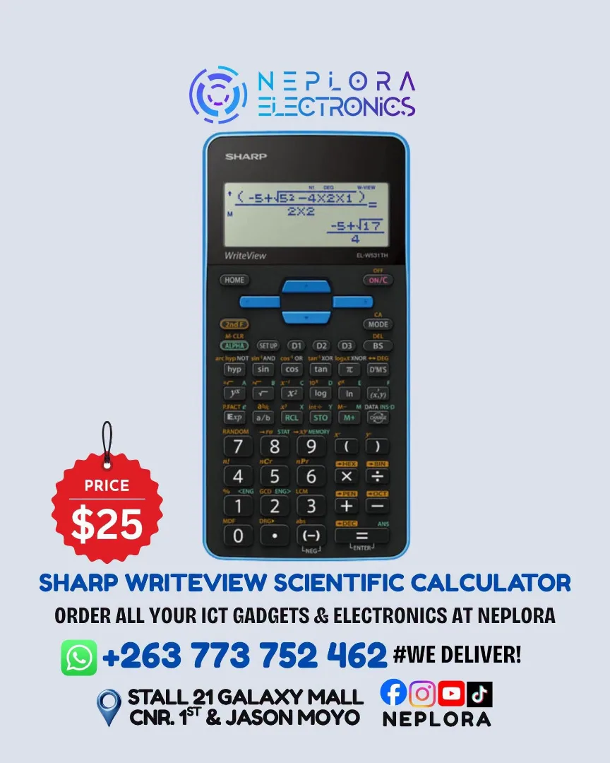 Sharp WriteView Scientific Calculator