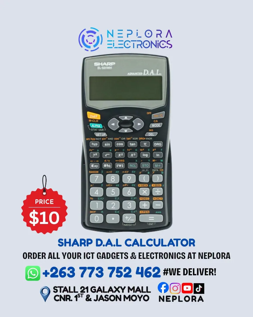 Sharp EL-531WH Advanced D.A.L Calculator
