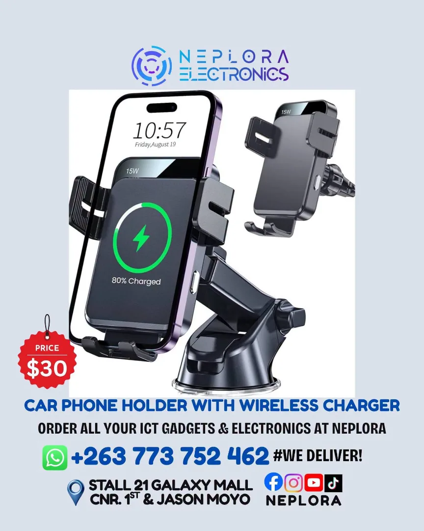 Car Phone Holder with Wireless Charger