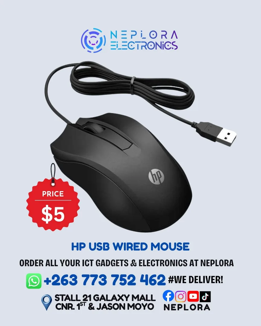 HP USB Wired Mouse