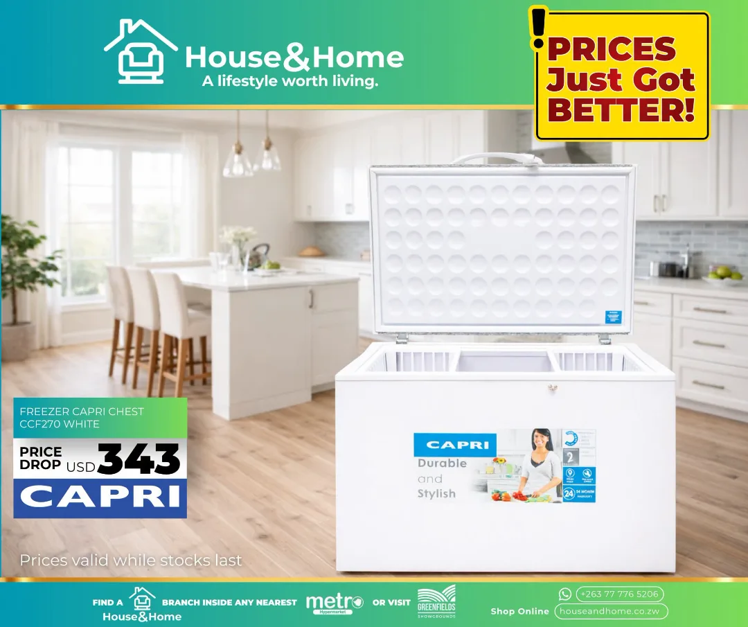 Capri CCF270 White Chest Freezer