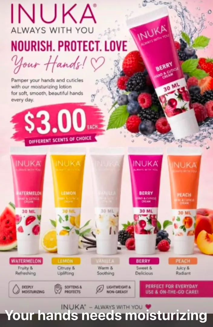 Inuka Hand & Cuticle Cream 30ml