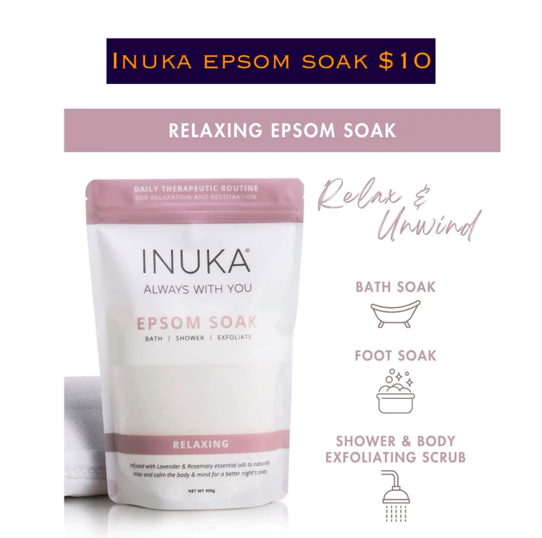 Inuka Relaxing Epsom Soak 500g