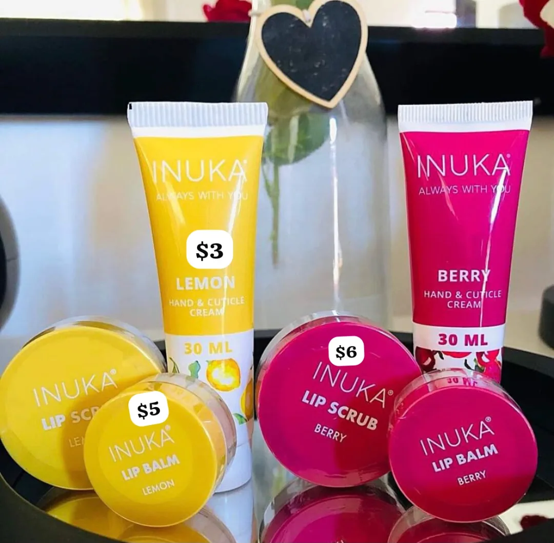 Inuka Berry Lip Scrub