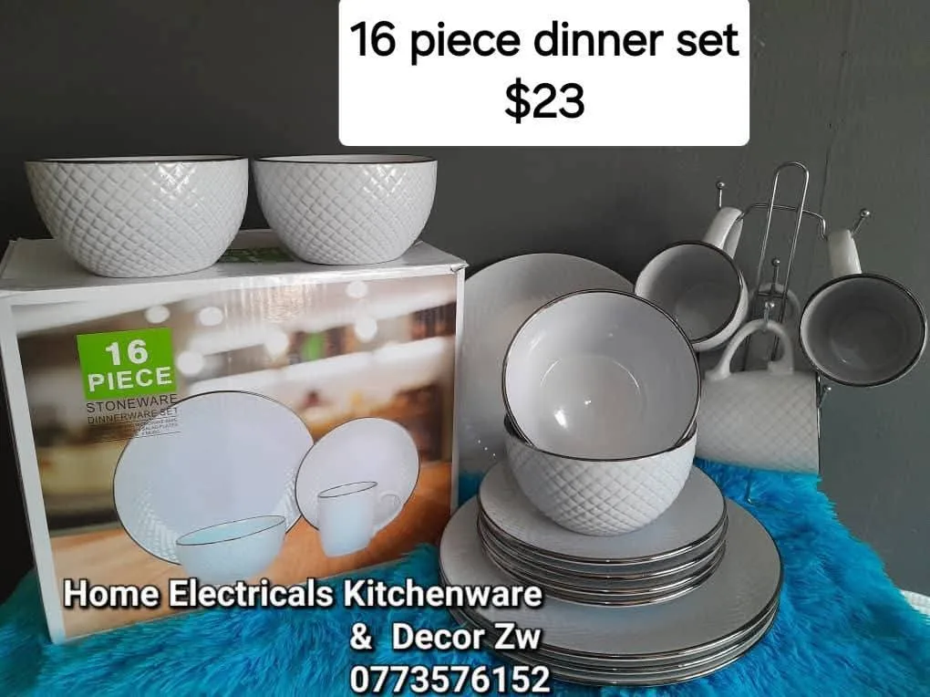16 Piece Stoneware Dinner Set