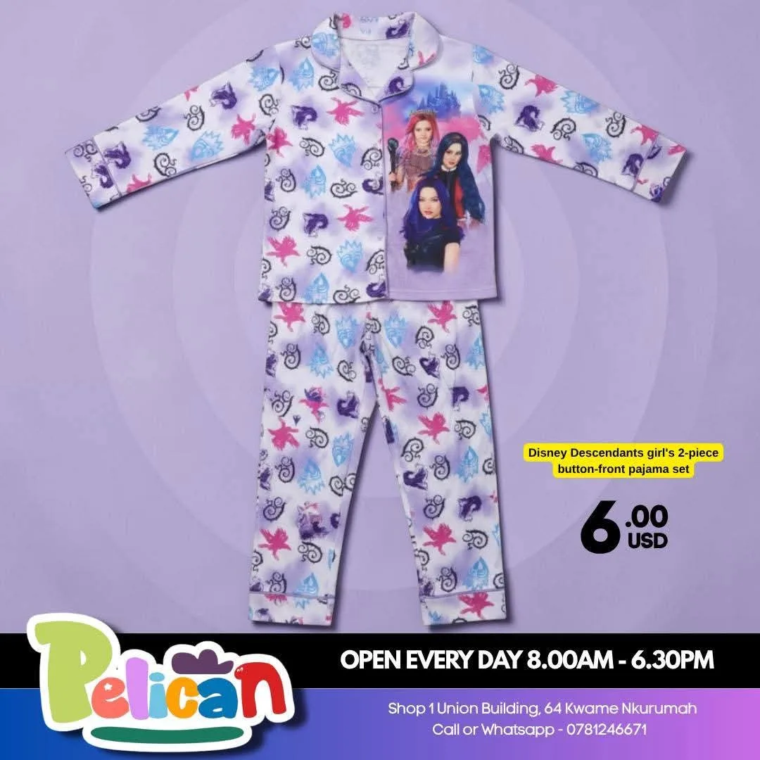 Disney Descendants Girls' Pajama Set