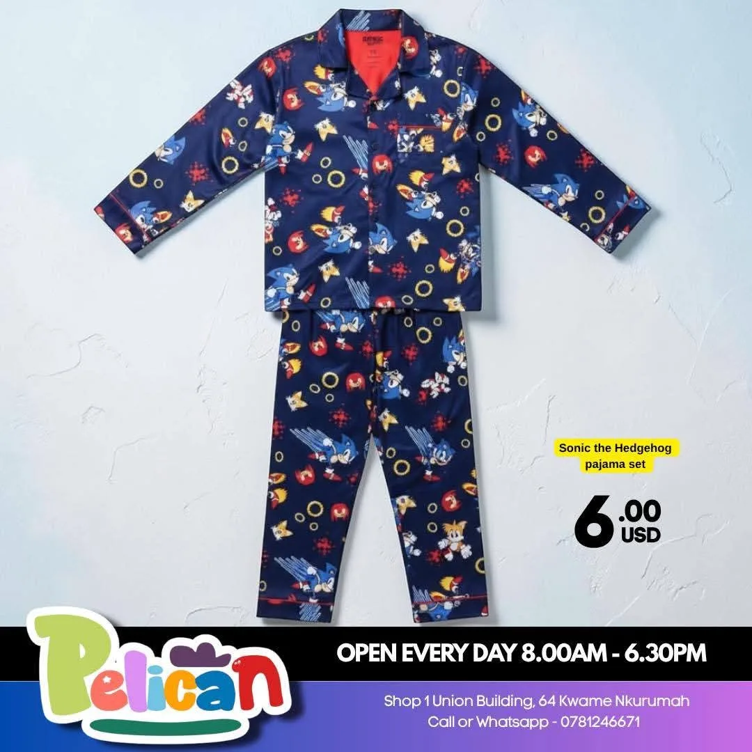Sonic the Hedgehog Pajama Set