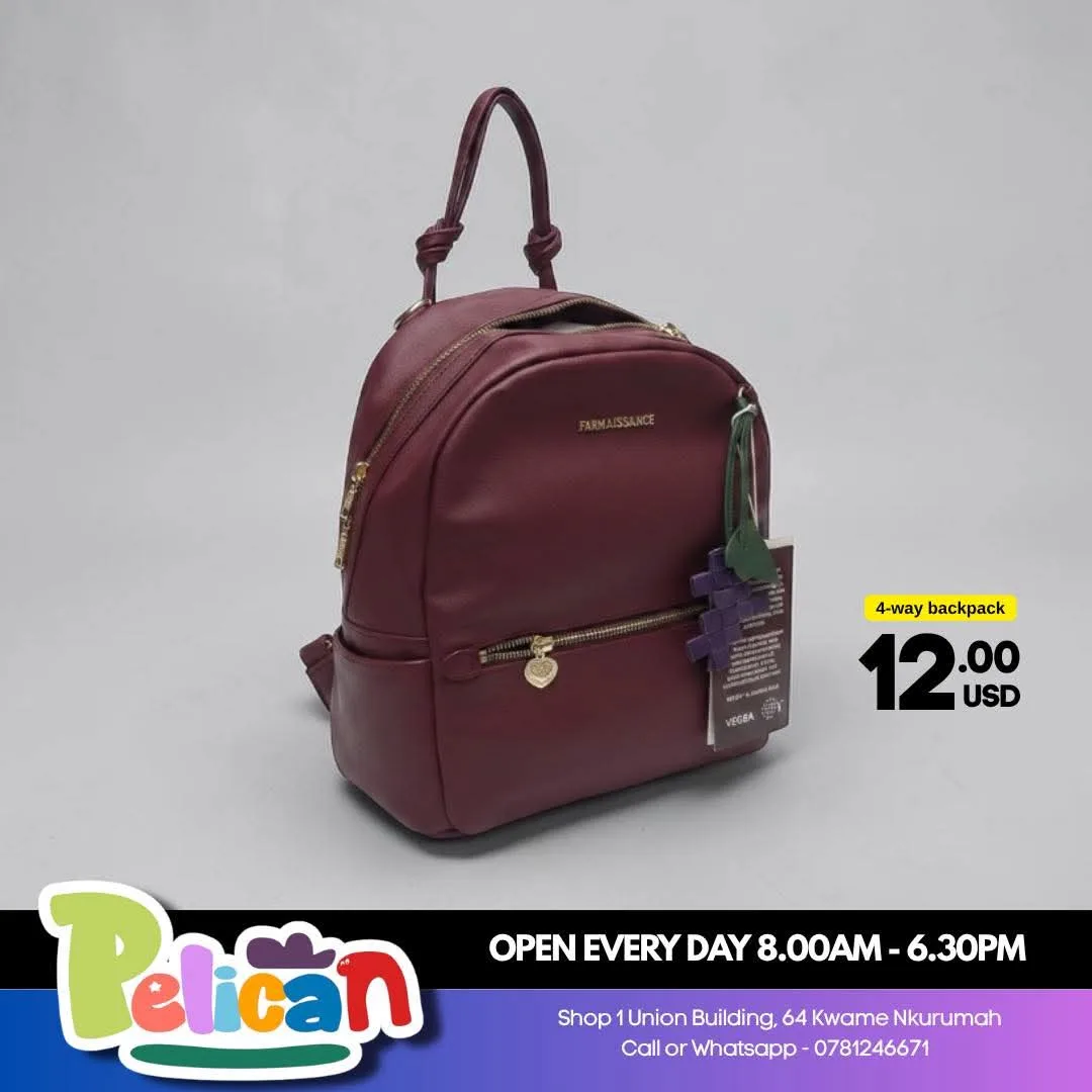 Farmassiance 4-Way Backpack