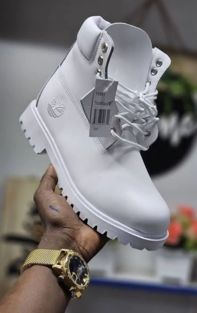 Timberland White Boots