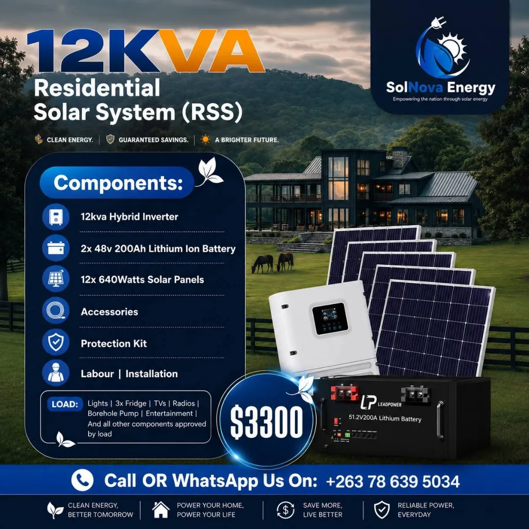 12kVA Residential Solar System