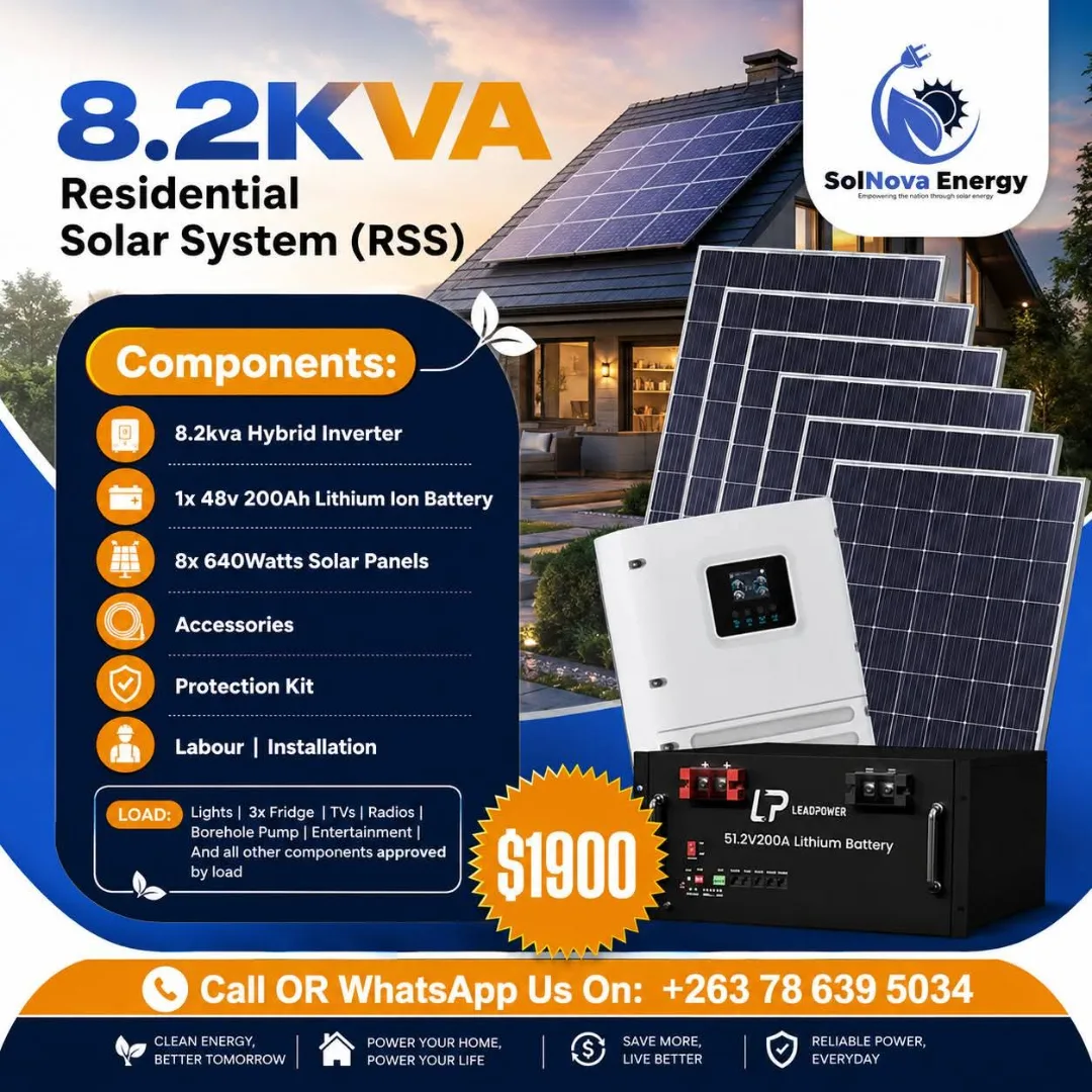 8.2KVA Residential Solar System
