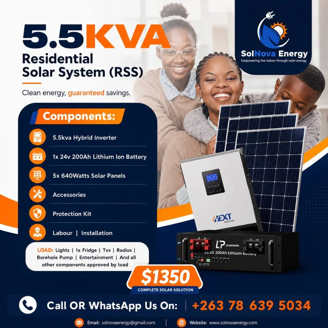 5.5kVA Residential Solar System